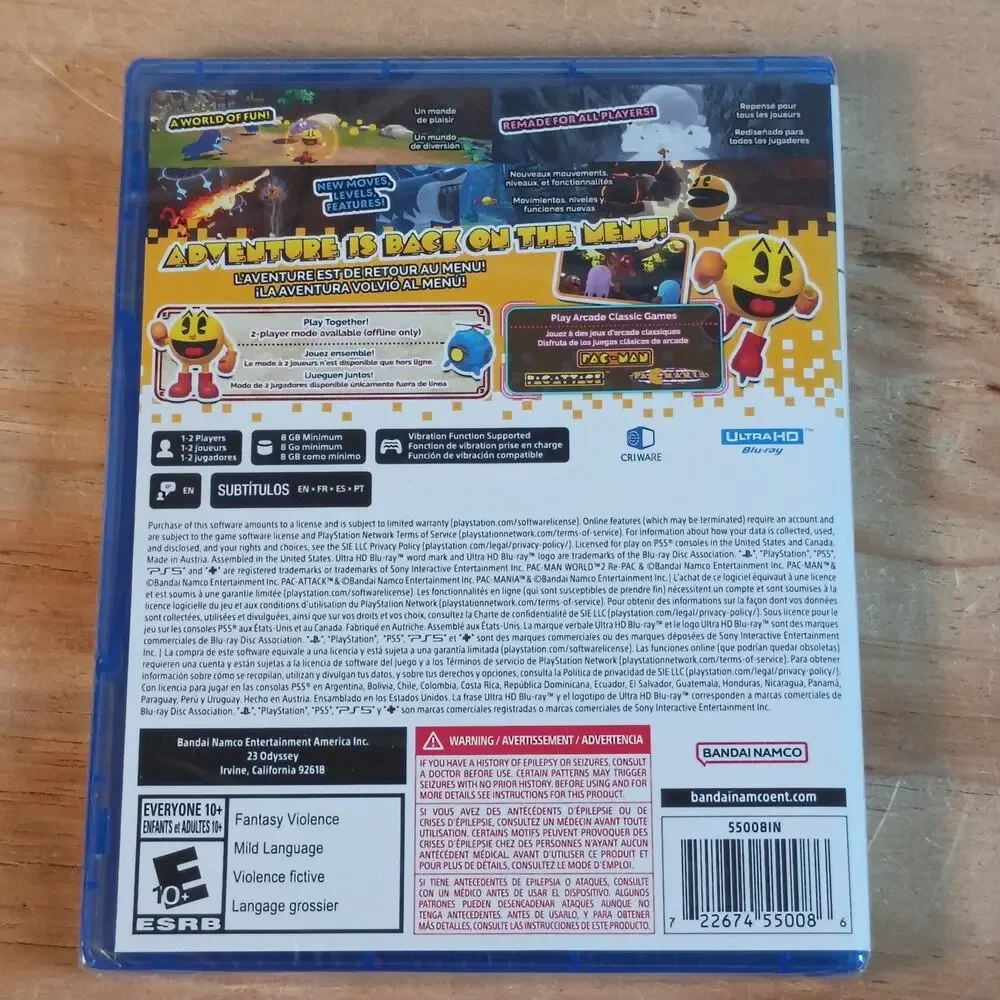 Pac-Man World Re-Pac 2 (PlayStation 5) Brand New